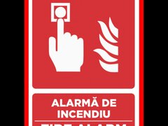 Placuta pentru alarma de incendiu fire alarm